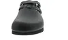 A front view of a black Birkenstock shoe. Produktbild-Vorschau