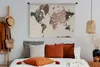 MuchoWow® Wandteppich Wandbehang Karte - Baum - Natur Produktbild-Vorschau 4