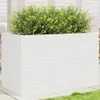 vidaXL Pflanzkübel Weiß 110x60x68,5 cm Massivholz Kiefer Produktbild-Vorschau 2
