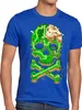 A.N.T. Mario Skull Herren T-Shirt totenkopf videospiel Produktbild-Vorschau 1