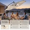 tectake® slunečník Artemis 3,5 x 3,5 m, otočný o 360° s Náhled obrázku produktu 2