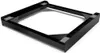 A black washing machine stand or base. Podgląd zdjęcia produktu