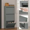 WOLTU Schuhschrank mit 3 Klappen, Schuhkommode, aus Metall, Produktbild-Vorschau 6
