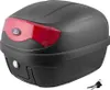 Moretti MR-808 kufor, 28 l, čierny, červený reflektor Náhľad obrázku produktu 1