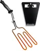 A black electric charcoal lighter with a black handle and a black wall mount. Produktbild-Vorschau