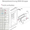 Gefrierfachtür Frosterfachtür Verdampfertür mit Türgriff Produktbild-Vorschau 2