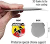 Abarth 3D Aufkleber Offizielle Schild, Größe 50 mm Produktbild-Vorschau 3
