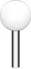 A close-up studio shot of a silver and white hand shower head against a white background. Náhľad obrázku produktu