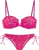 Buffalo Bandeau-Bikini rot-bedruckt Größe 38 Cup C/D Produktbild-Vorschau 1