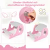 COSTWAY 4-in-1 kinderstatief met bankje en whiteboard, Productafbeelding-voorbeeld 5