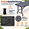 Mesa plegable Rijoka para camping, de ratán, para jardín – Vista previa de la imagen del producto 4