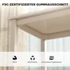 HOMCOM Essgruppe Esstisch mit 2 Stühlen Esszimmergruppe für Produktbild-Vorschau 7