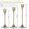 Messing-Kerzenständer, 3-teiliges Set, konischer Produktbild-Vorschau 2