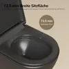 EMKE Závěsné WC bezokrajové, keramické, úspora vody, přímé Náhled obrázku produktu 3