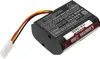 A close-up studio shot of a lithium-ion battery pack with a white connector and colored wires. Produktbild-Vorschau