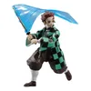 A figure of Tanjiro Kamado from Demon Slayer, holding a sword with a blue water effect. Anteprima dell’immagine prodotto