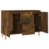 vidaXL Sideboard Räuchereiche 103,5x35x70 cm Holzwerkstoff Produktbild-Vorschau 3