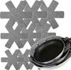 Manique et dessous de plat, gris, lot de 9 Voir les images du produit 3
