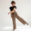 Palazzohose Damen Animal Look Sommerhose Leo Print Produktbild-Vorschau 4