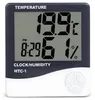 Thermomètre hygromètre numérique avec horloge, pour Voir les images du produit 3