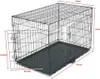 A wire dog crate with dimensions indicated by red lines and numbers. Náhľad obrázku produktu
