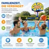 Gioco da piscina 2 in 1 con porta da pallanuoto e canestro Anteprima dell’immagine prodotto 4
