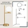 ZMH Lampe de chevet Or Moderne Lampe de table 1 flamme Voir les images du produit 3