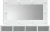 vidaXL Zrcadlová skříňka s LED diodami bílá 90x31,5x62 cm - Náhled obrázku produktu 4