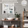 MIADOMODO Zrcadlová skříňka s LED osvětlením, 65 x 65 cm Náhled obrázku produktu 9