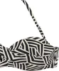 LASCANA Bügel-Bandeau-Bikini-Top Cleo schwarz-creme Größe Produktbild-Vorschau 5