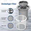 Sieb-Set 3-teilig passend wie Bosch 10002494 Grobsieb + Produktbild-Vorschau 3