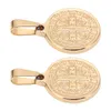 2 pezzi Medaglia San Benedetto, croce pendente con rilievo, Anteprima dell’immagine prodotto 6