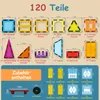 Olvy Magnetische Bausteine 120 Teile – Montessori Produktbild-Vorschau 2