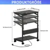 Höhenverstellbarer Computer Tower Ständer, Gehäuse CPU Produktbild-Vorschau 2
