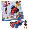 Product packaging with the toy vehicle and figure displayed. Anteprima dell’immagine prodotto