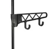 vidaXL Věšák na kabáty z oceli a vlny 55x28,5x175 cm černý Náhled obrázku produktu 3