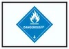 Schild wasserreaktive Stoffe Symbol Dangerous when wet A2 Produktbild-Vorschau 1