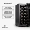 Klarstein voľne stojaca 1-zónová chladnička na víno, malá Náhľad obrázku produktu 2