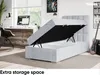 MEBLINI Boxspringbett mit Bettkasten - Gepolstert Produktbild-Vorschau 5