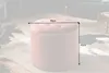 Eleganter Hocker MODERN BAROCK 50cm altrosa Samt Produktbild-Vorschau 8