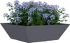 vidaXL Záhradný kvetináč 5 ks antracit 50 x 50 x 15 cm Náhľad obrázku produktu 2