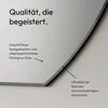 Spiegel rund TALOS Picasso schwarz Ø 100 cm - mit Produktbild-Vorschau 2