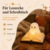Halloween Deko Geist Figur mit LED Licht, lesender Geist Produktbild-Vorschau 6