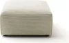 KAWOLA Hocker RANI Polsterhocker Feincord beige Produktbild-Vorschau 1