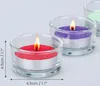 Belle Vous Teelichtgläser Set Votivkerzenhalter Glas (24er Produktbild-Vorschau 8