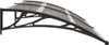 Lichtdurchlässiges Vordach 200x100 cm Polycarbonat Braun Produktbild-Vorschau 4