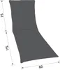 Materac poduszka 190 x 60 cm na łóżko ogrodowe 2953-05 Podgląd zdjęcia produktu 3