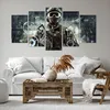 Bild auf Leinwand - Leinwandbild - Soldat Gewehr - 160x85cm Produktbild-Vorschau 6