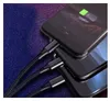 3in1 USB-Ladekabel 1,2 m Schnellladefunktion 3.0 robust Produktbild-Vorschau 1