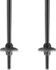 A pair of black ski poles with gray baskets and tips, isolated on a white background. Náhled obrázku produktu